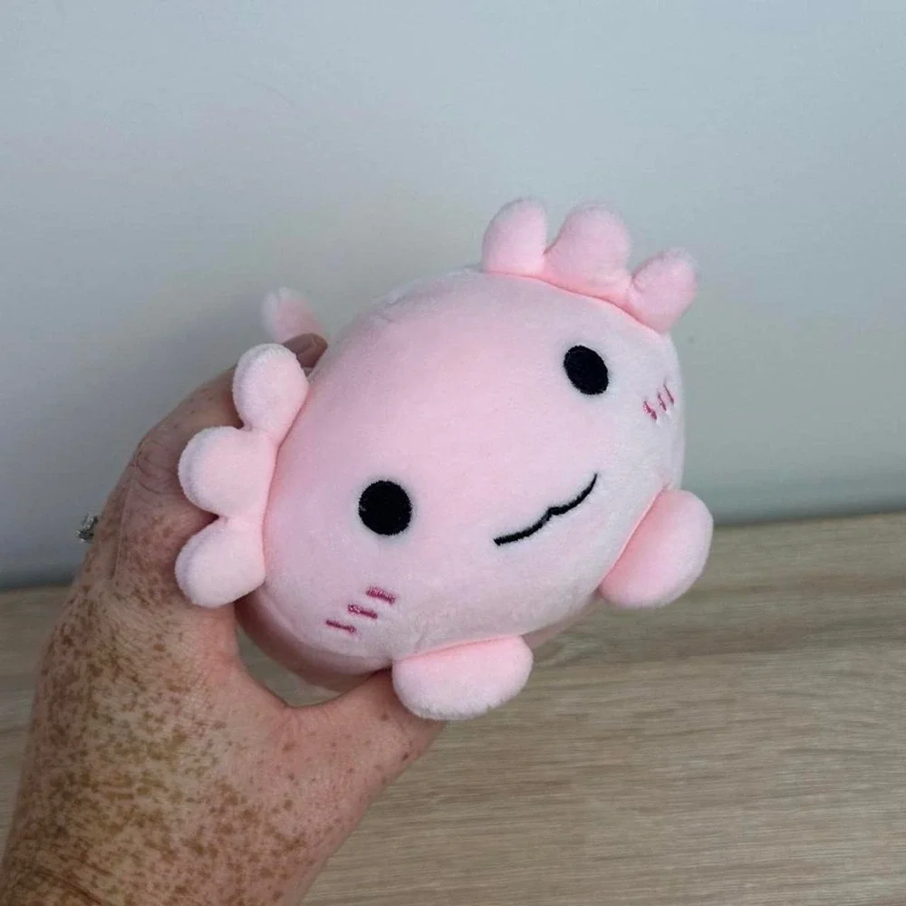 Pink Plush Adorable Axolotl Plush Soft Mini
